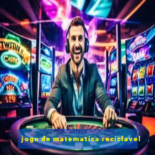 jogo de matematica reciclavel